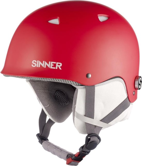 Sinner The Magic Skihelm Kinderen XS / 5152 cm Rood