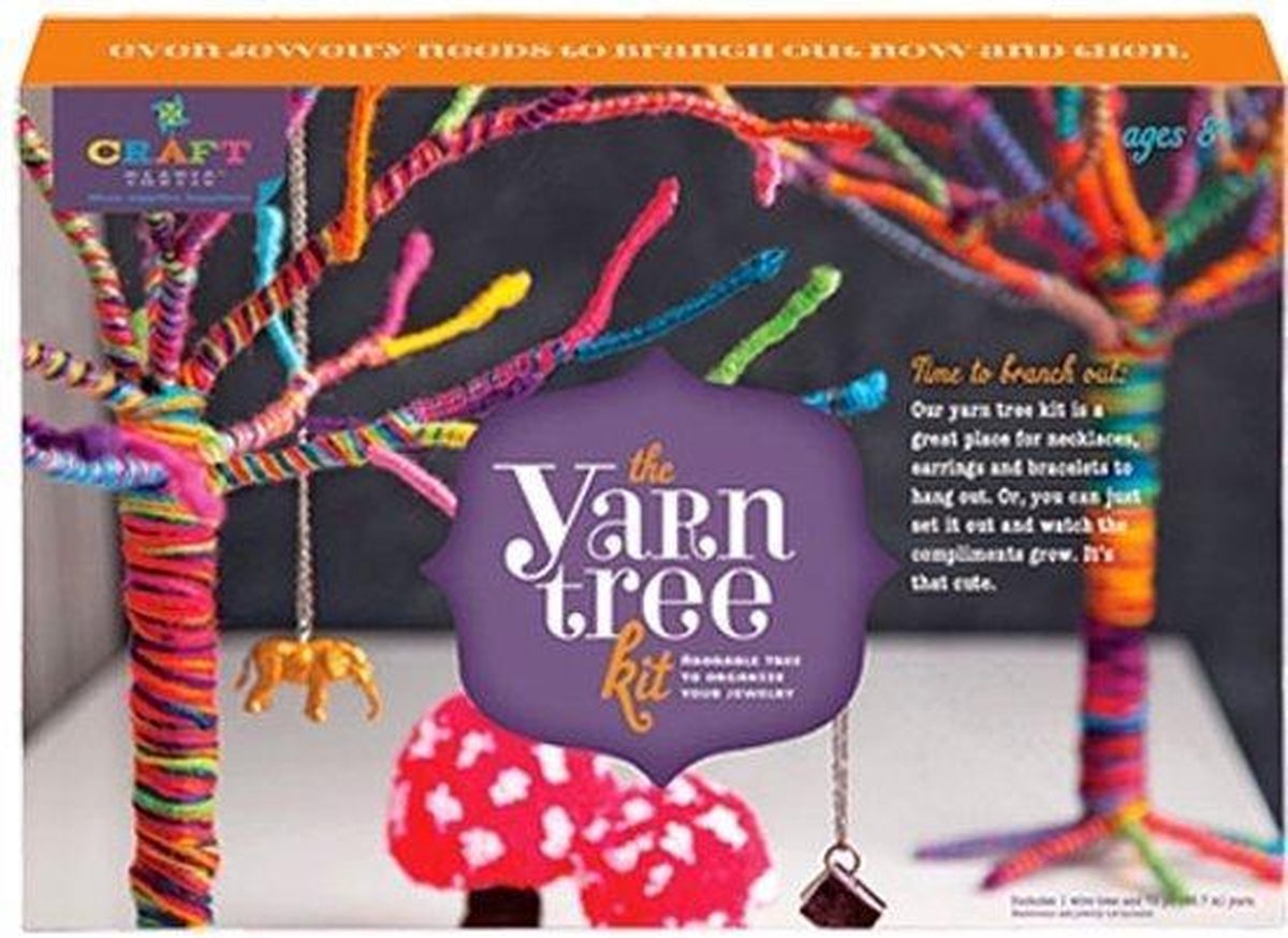 Craft Tastic Knutselset Hobbydoos The Yarn Tree Kit vanaf 8 jaar