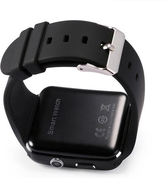 Bluetooth SmartWatch - Met SIM Kaart Slot - Android - Zwart - Smartwatch-Trends