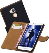 Bookstyle Wallet Case Hoesjes voor Huawei Honor 6 A Zwart