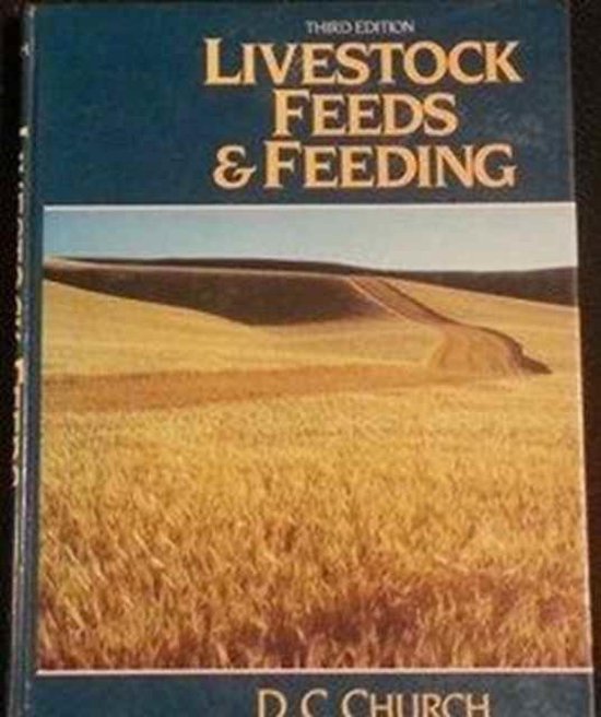 Livestock Feeds and Feeding, D.C. Church 9780135387603 Boeken
