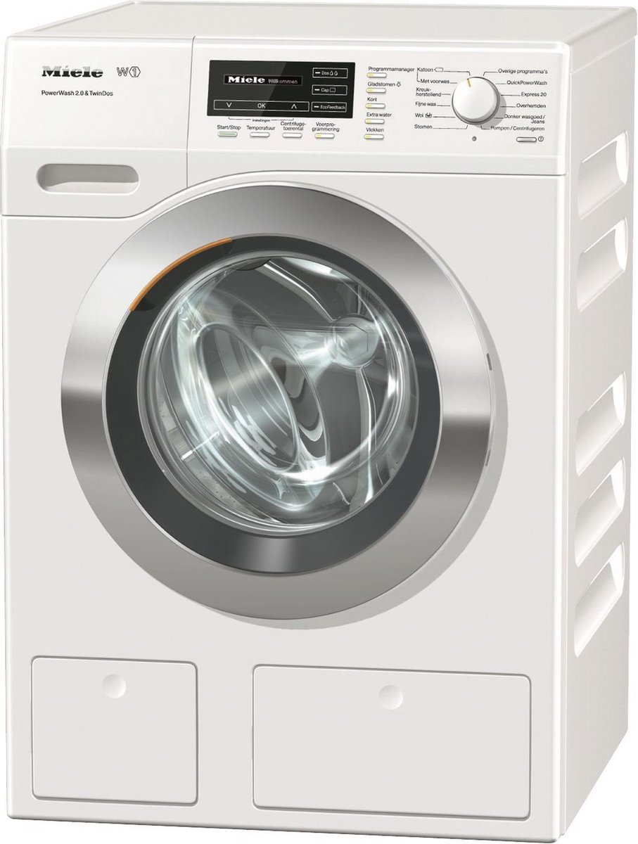 bedrag Maladroit Skim Miele WKH271 WPS PWash 2.0 & TDos wasmachine Voorbelading 8 kg 1600 RPM Wit  | bol.com