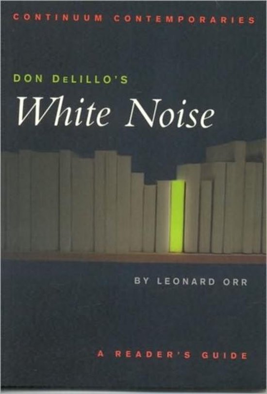 Don Delillo'S White Noise - cover