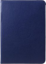 Shop4 - iPad Pro 11 (2018) Hoes - Rotatie Cover Lychee Donker Blauw