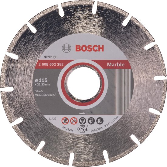 Bosch Blauw Accessoires 2608602568 Diamantdoorslijpschijf Expert For Universal 230 X 22 23 X 12 Mm