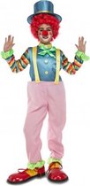 Roze clown kostuum voor kinderen