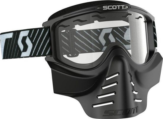 Ronde annuleren Remmen Scott Crossbril 83X Safari Facemask/Clear | bol.com