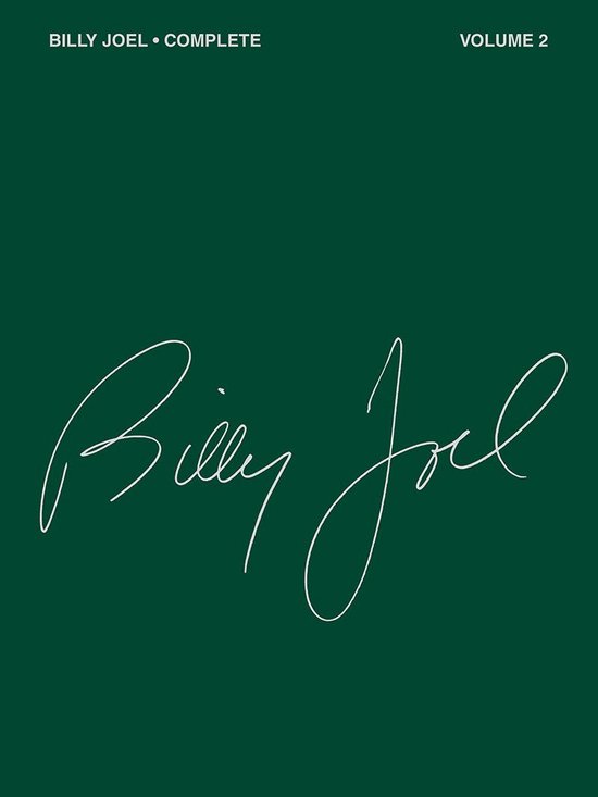 Billy Joel Complete - Volume 2 (Songbook) - cover