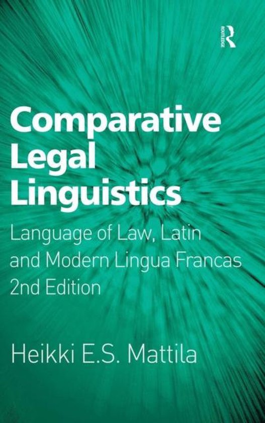 Comparative Legal Linguistics - cover
