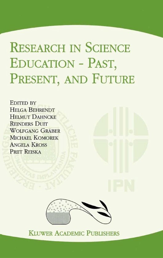 Research in Science Education — Past, Present, and Future - cover
