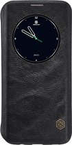 Nillkin Qin Hoesje met Venster voor Samsung Galaxy S7 Edge (SM-G935) - Zwart