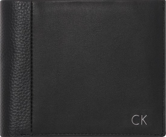 Calvin Klein – New Nathan – 10CC + coin heren portemonnee – black | bol.com