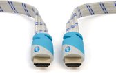 MutecPower HDMI Platte Kabel 1.4v met Ethernet - 5 meter- HDMI adapter