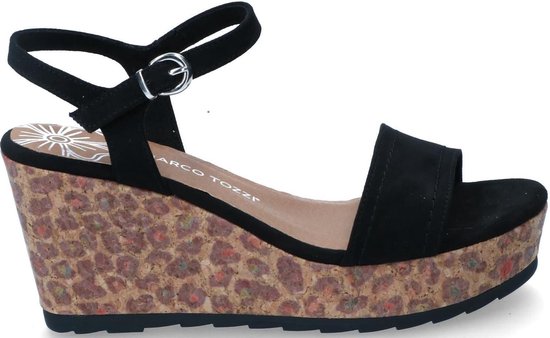 Marco Tozzi Haksandalen zwart - Maat 37 | bol.com