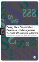 SAGE Study Skills Series - Doing Your Dissertation in Business and Management