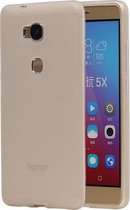 Huawei Honor 5X TPU Hoesje Transparant Wit