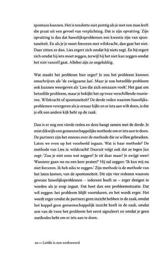 Liefde is een werkwoord