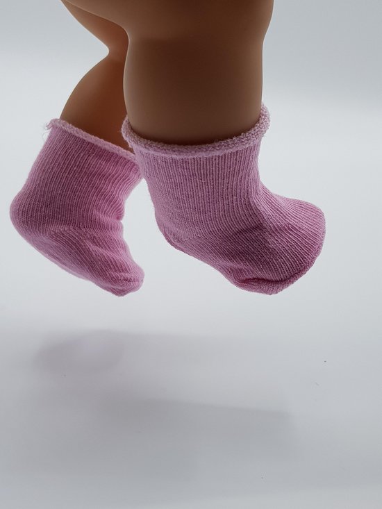Sokken geschikt voor o.a. Baby Born - sokken roze | bol.com