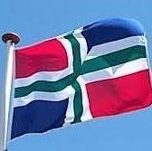 NR 201: Vlag Groningen 100x150 cm. Groningse vlag. Top kwaliteit!