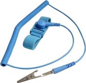 Antistatische Armband / Polsband - ESD - Antistatisch Polsbandje Voor Statische Ontlading - Computer ontlading - Polsband Blauw - Anti-statische armband