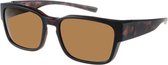 Fitofar Overzetzonnebril Bruin Unisex Met Bruine Lens Vz0041b