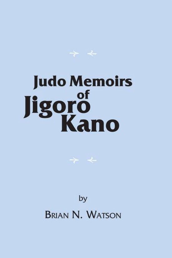 Judo Memoirs of Jigoro Kano - cover