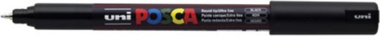 Verfstift Posca PC1MR EF wit