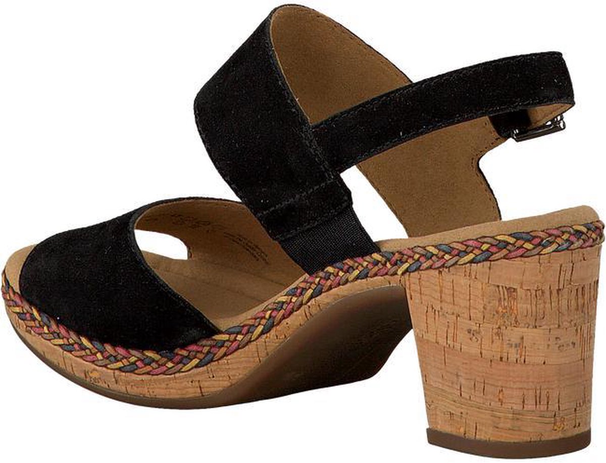 Gabor Dames Sandalen 777 - Zwart - Maat 42,5 | bol.com