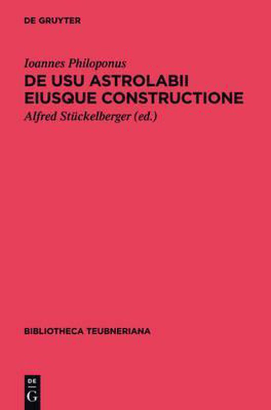 Bibliotheca Scriptorum Graecorum Et Romanorum Teubneriana- De usu ...