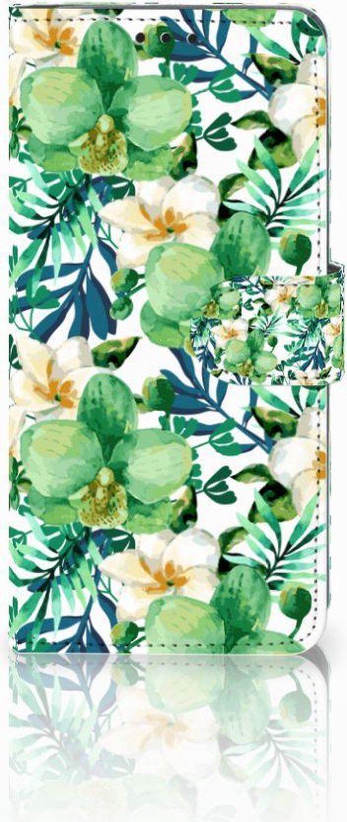 Huawei P30 Pro Hoesje Orchidee Groen
