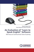 An Evaluation of Learn to Speak English Software