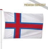 Faeröerse Vlag Faeröer Eilanden 40x60cm - Kwaliteitsvlag - Geschikt voor buiten