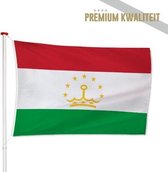 Tadzjiekse Vlag Tadzjikistan 200x300cm - Kwaliteitsvlag - Geschikt voor buiten