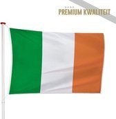 Ierse Vlag Ierland 100x150cm - Kwaliteitsvlag - Geschikt voor buiten