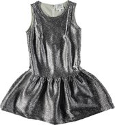 Le Chic Meisjes Jurk - silver - Maat 116