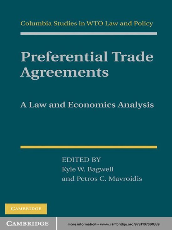 Preferential Trade Agreements - cover