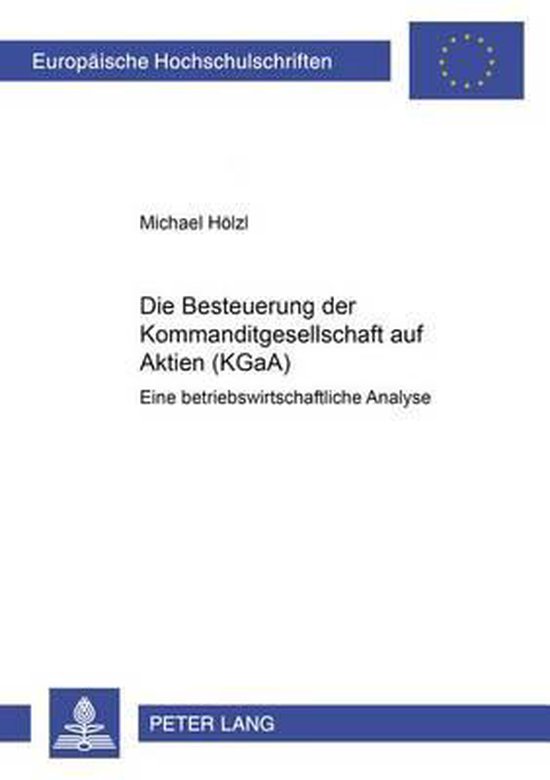 Die Besteuerung der Kommanditgesellschaft auf Aktien (KGaA) - cover