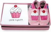 Babyslofjes Little cupcake cadeausetje M (6-12 maanden)
