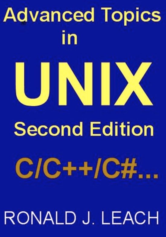 Advanced Topics In UNIX, Second Edition - cover