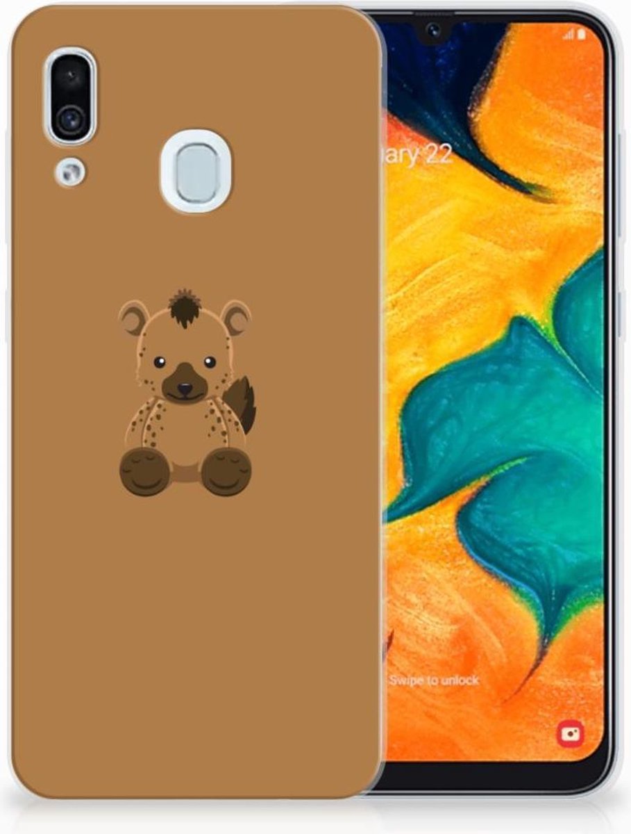 Samsung Galaxy A30 Telefoonhoesje met Naam Baby Hyena