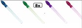 8x Bellenblaaszwaard 118 ml assortie kleuren