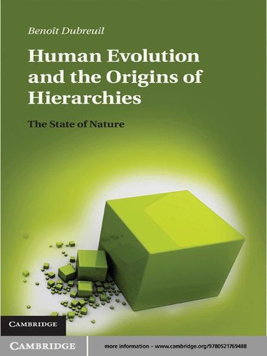 Human Evolution and the Origins of Hierarchies - cover