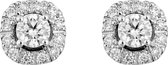 Orphelia OD-5027 - Oorstekers - 18 Karaat Witgoud / Diamant 0.26 ct - 6 mm