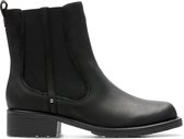 Clarks Orinoco Club Dames Laarzen - Black Leather - Maat 40