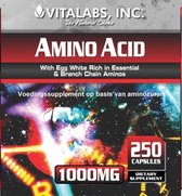 VitaTabs Aminozuur (BCAA) 1000 mg - 250 capsules - Voedingssupplementen