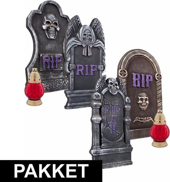 Hulpeloosheid Van mooi Compleet Halloween kerkhof pakket - Horror versiering set | bol.com