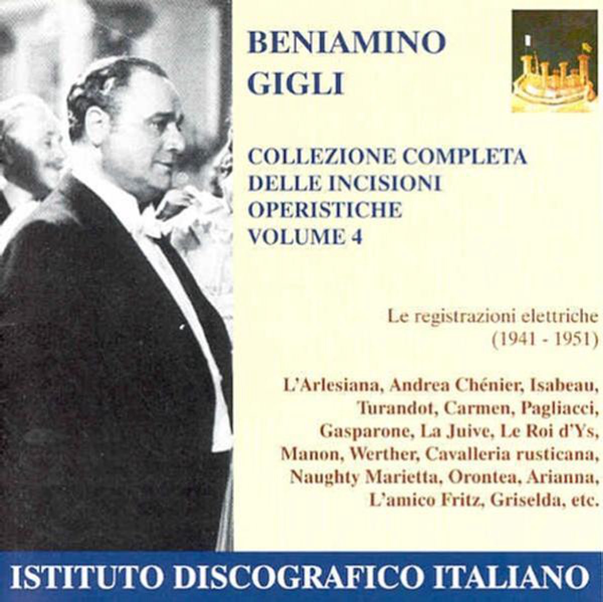 Various - B.Gigli All Operatic Rec.