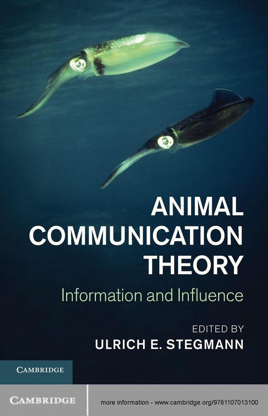 Animal Communication Theory - cover