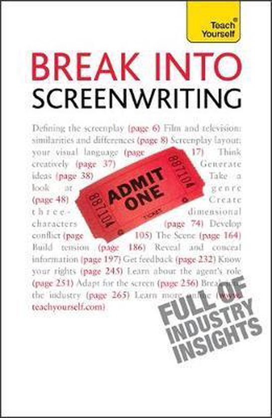 Teach Yourself Break Into Screenwriting - cover