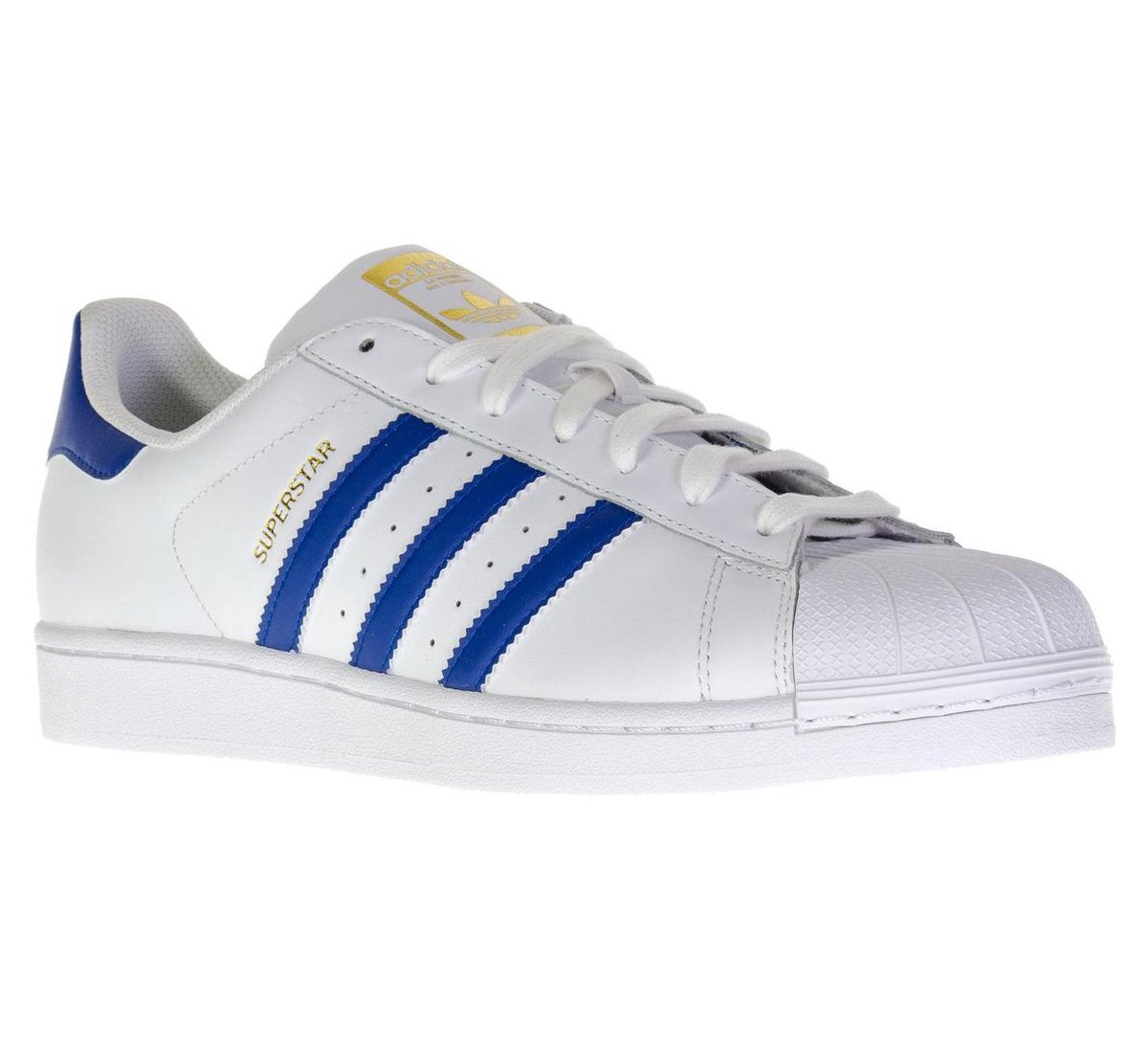 adidas - Sneakers - Unisex - Maat 48 - Wit/ Blauw | bol.com